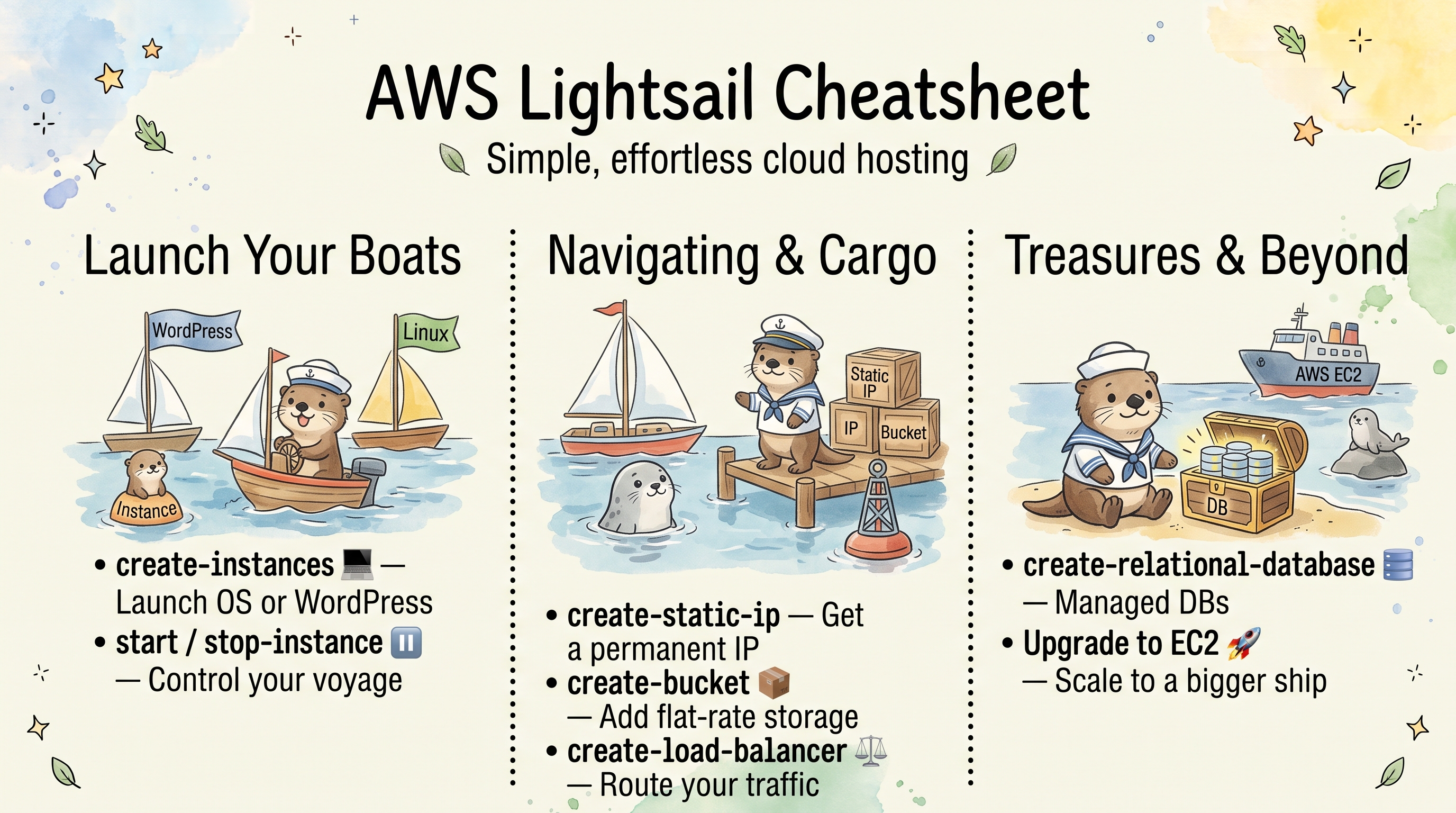 AWS Lightsail Cheatsheet