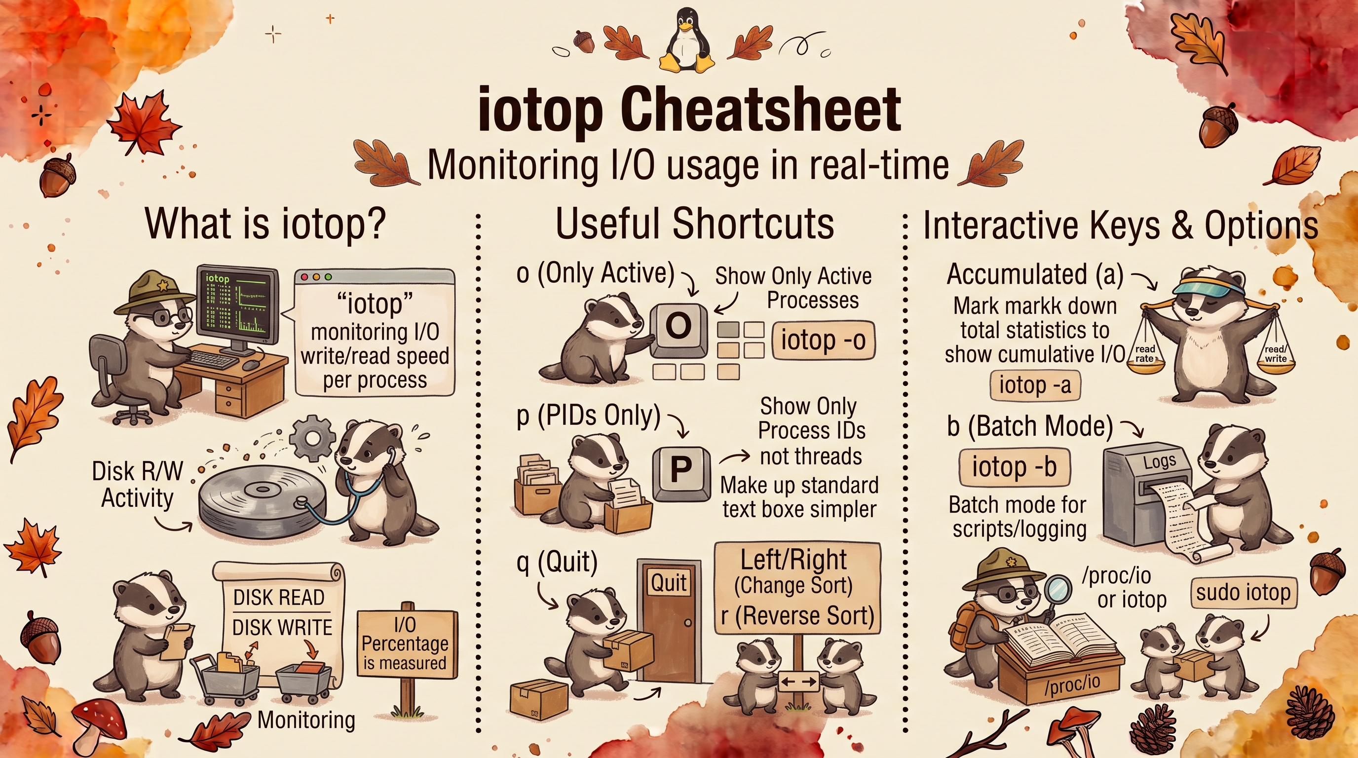 iotop Cheatsheet